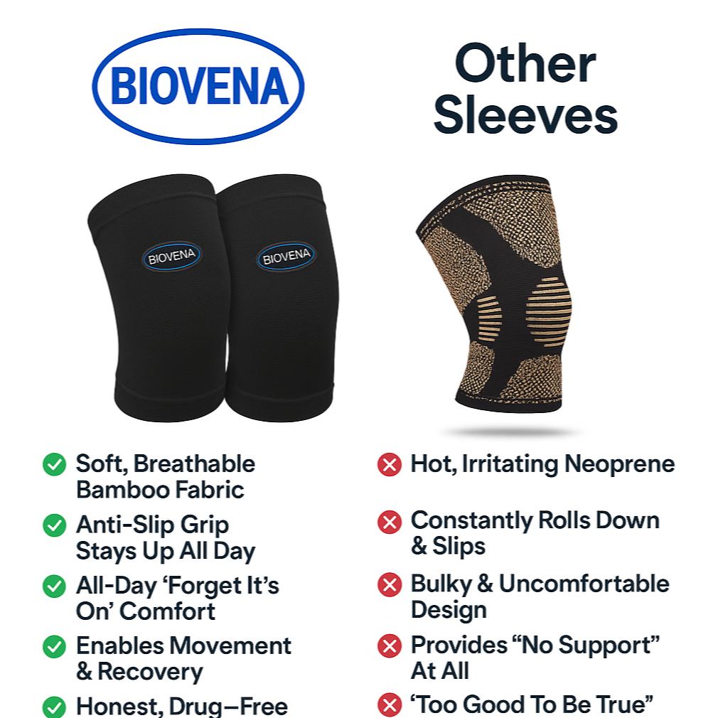 Biovena Bamboo Knee Sleeve