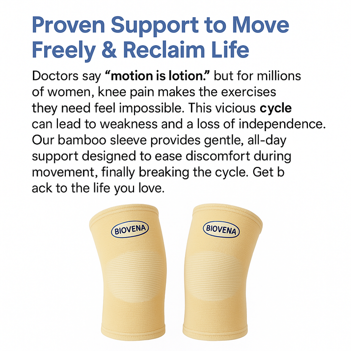 Biovena Bamboo Knee Sleeve